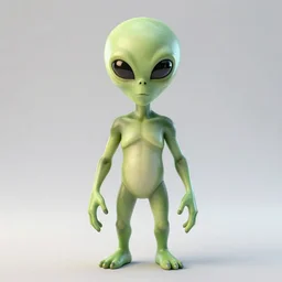 alien realistic style 3 d