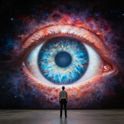 giant cosmic eye, by jean - baptiste monge and martin deschambault