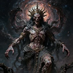 the transcendent being embodying wrath, photorealistic, detailed photography, divinity, awful, cosmic horror, religious art