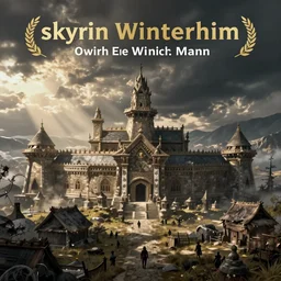 skyrim winterheim, art by mike winkelmann