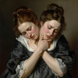 jane austen, pain, painting by rossetti bouguereau, detailed art, artstation