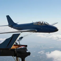 meme with a navy combat pilot about flying grand pianos