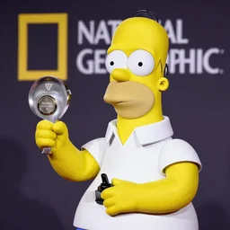 national geographic professional photo of homer simpson, award winning