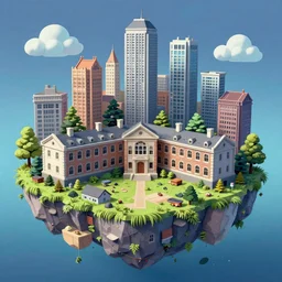 a beautiful very detailed illustration of city abandoned orphanage by winslow homer, architecture island vaporwave myst landscape uv light anime morning sun fisheye rainforest nature scumm bar meadow cosmic tokyo gem, archdaily, wallpaper, highly detailed, trending on artstation.