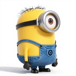 minion, side - view, saturated
