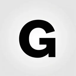 stylized logo of the letter g