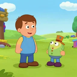 low to the ground landscape screenshot from ben and holly's little kingdom