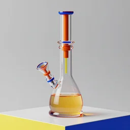 majestic futuristic expensive glass bubbler percolator water bong, vibrant minimalist cannabis decor, two point perspective, furniture, high details, bold line art, by vincent di fate and joe fenton, inking, etching, screen print, masterpiece, trending on artstation, sharp, high contrast, hyper - detailed,, hd, 4 k, 8 k