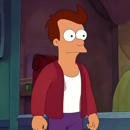 still image of leela from futurama in the dark knight, cinematic, anamorphic, 8 0 mm f / 2. 8 l, 3 5 mm film, movie