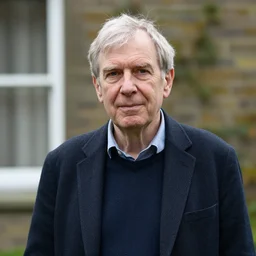 medium shot 4 k photo portrait of the poet jh prynne