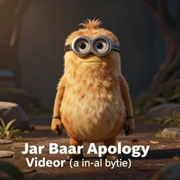 Jar Jar Binks apology video YouTube thumbnail