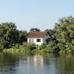 “a house in the river”