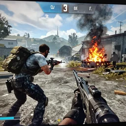 screen shot of battlefield 3 game
