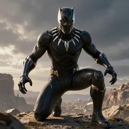 black panther, pixiv style, high resolution,