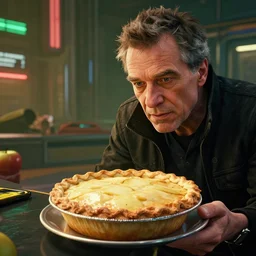 carl sagan admiring an apple pie in cyberpunk 2 0 7 7 3 8 4 0 x 2 1 6 0