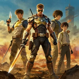 hero world mad max, behance hd by jesper ejsing, by rhads, makoto shinkai and lois van baarle, ilya kuvshinov, rossdraws global illumination