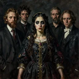 portrait of la llorona, painted by anders zorn and greg rutkowski and jeremy mann and dariusz zawadzki, masterpiece, dark, creepy, scary, 8 k, high quality