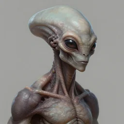 humanoid alien, highly detailed, digital painting, artstation, concept art, smooth, sharp focus, portrait by greg rutkowski