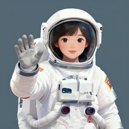 ( ( dither ) ), editorial illustration portrait of a young astronaut girl reaching for the stars, colorful modern, mads berg, karolis strautniekas, ( ( christopher balaskas ) ), fine texture, dynamic pose, detailed, matte print, muted color, lomography, dramatic lighting, ( ( risograph ) )
