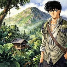 jungle valley next to a mountain , watercolor, dramatic lighting, cinematic, establishing shot, extremely high detail, foto realistic, cinematic lighting, pen and ink, intricate line drawings, by Yoshitaka Amano, Ruan Jia, Kentaro Miura, Artgerm, post processed, concept art, artstation, matte painting, style by eddie mendoza, raphael lacoste, alex ross
