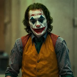 film still of Nicolas Cage as joker in the new Joker movie