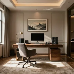 instagram photo of a deluxe home office / studio