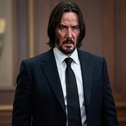 john wick starring donald trump, high detail award winning photograph on artstation
