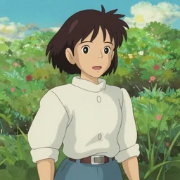 shina ibu, studio ghibli, artstation