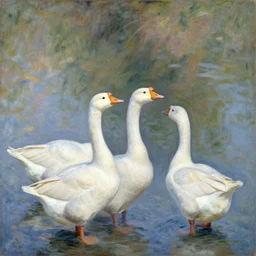 tonemapped transcendent lsd dream goose by seb mckinnon, john avon, claude monet