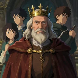 portrait of a medieval old king with a crown, behance hd by jesper ejsing, by rhads, makoto shinkai and lois van baarle, ilya kuvshinov, rossdraws global illumination