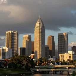 A photograph of the Tampa skyline
