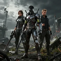 metal gear rising and death stranding crossover created and directed by hideo kojima, cutscene, unreal engine 5, render, ray tracing