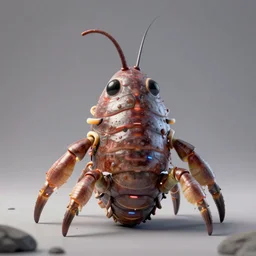 zoological portrait of a human trilobite, special effects 3 d unreal engine, weta, industrial light and magic, # vfxfriday