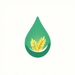 wheat waterdrop logo