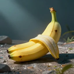 glitch art vaporwave banana