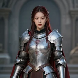 Portrait of Beautiful Paladin lady