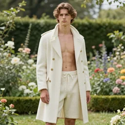 fashion editorial by Jean-Honoré Fragonard. outdoor garden. highly detailed. 8k. depth of field. photography