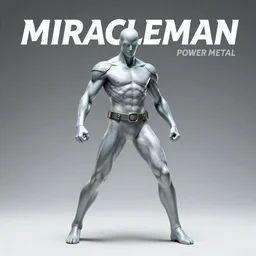 miracleman as power metal album cover