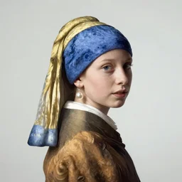 Donald trump as Girl with pearl earring
