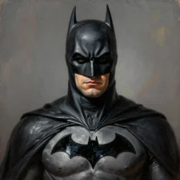 batman, oil painting, artgerm, portrait, highly detailed, artstation