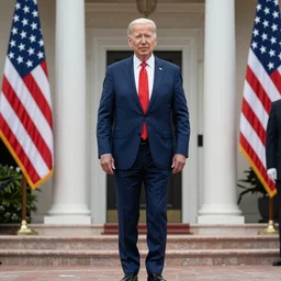 joe biden dressed as donald trump