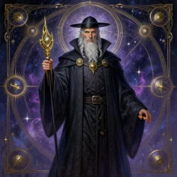 columbo!!! as an epic sorcerer, cosmic fantasy painting, elegant intricate digital painting artstation concept art by mark brooks and brad kunkle extreme detailed