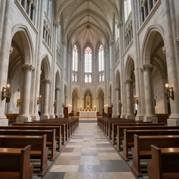 inside a church cathedral built in minecraft