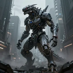 urban dark fantasy edgy cyborg-kaiju trending on artstation deviantart Pinterest detailed High Resolution HD 8k