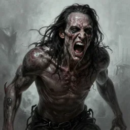 Monstrous screaming in agony Nicolas Cage dark fantasy, intricate, smooth, artstation, painted by Wayne Barlowe, zdislav beksinski