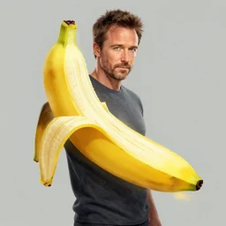 hugh laurie is fused into banana, artstation, cgsociety, concept art, illustration, 8 k