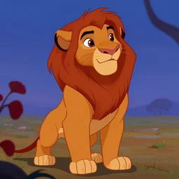 scar, from the disney animated classic the lion king