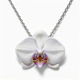 an orchid jewelry necklace, by tiffany jewelers, artstation, sharp focus, ultra detailed