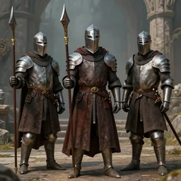 three constables, guards, medieval, fantasy, dnd