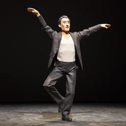 dapper danny devito dutifully dancing dangerously as papier - mache
